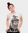 Printed Summer Dress super cool hat eat hahaha