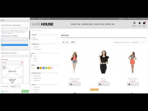 Watch the Warehouse live theme editor demonstration